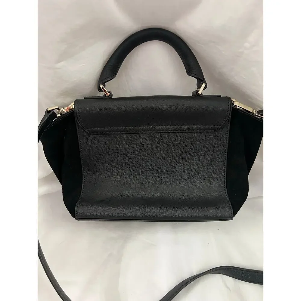 Kate Spade New York Wesley Place Suede Laurel Handbag Black GS - Picture 4 of 9
